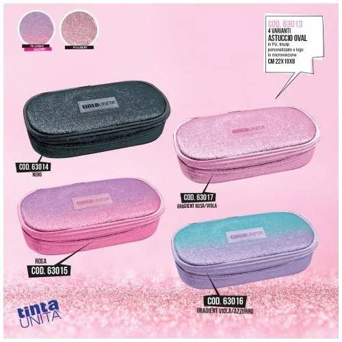 Astuccio Ovale Glamour - Tinta Unita